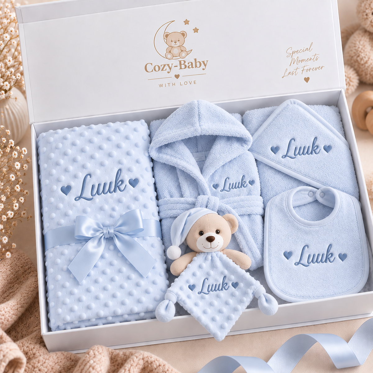 Premium Baby Box - Blauw