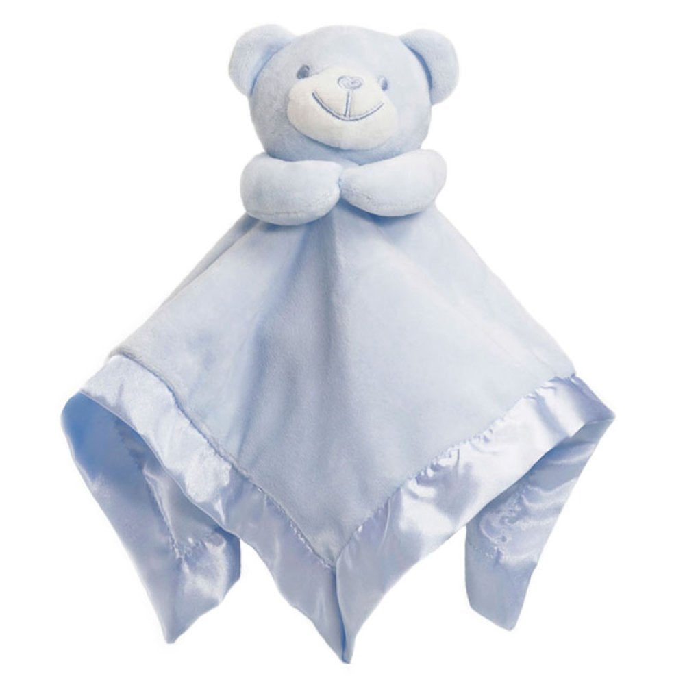 Knuffeldoekje met Satijnen rand Blauw